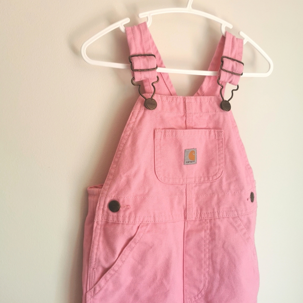 Carhartt Kids Pink Overalls